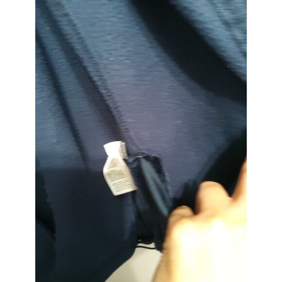 Columbia Navy fleece zip up jacket 2 zipper outside pockets 2 inside size XXL - Picture 7 of 10